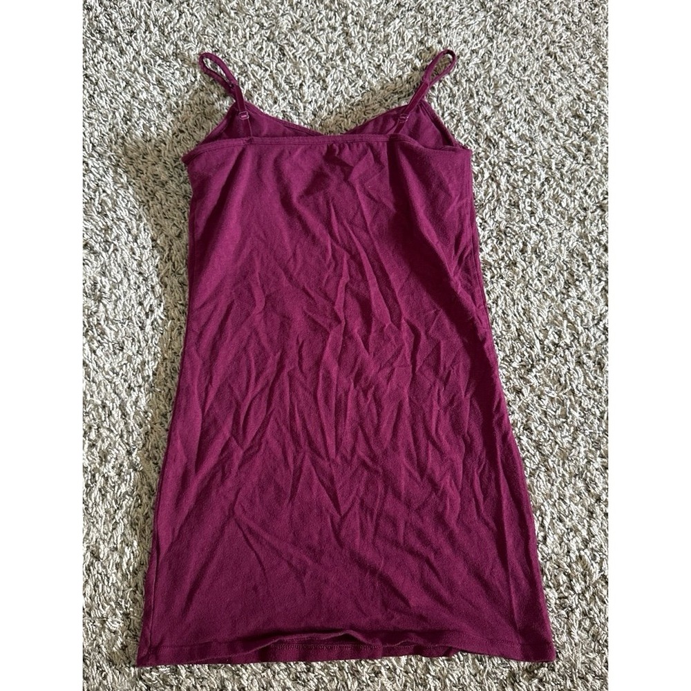 SO Women's Maroon Perfect Tunic Cami Fitted Padded Size Medium - Picture 5 of 10